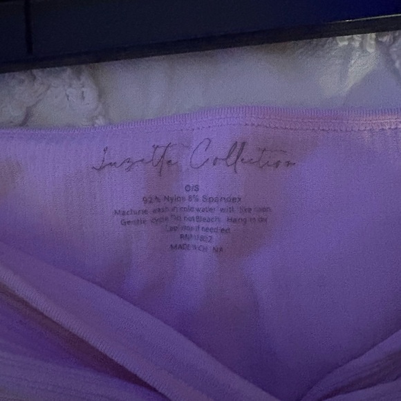 Pink Ribbed Tube Top - Picture 3 of 4